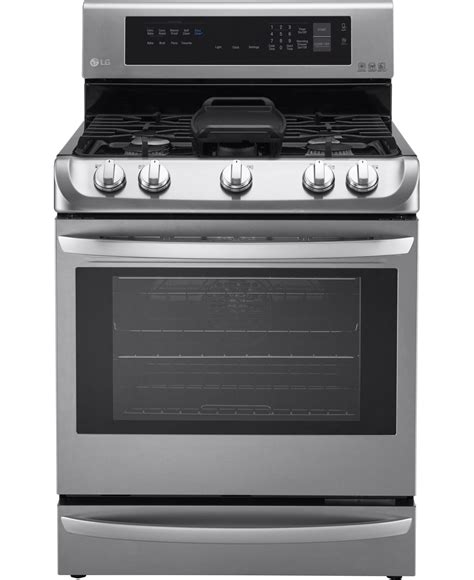 lg stainless steel gas range